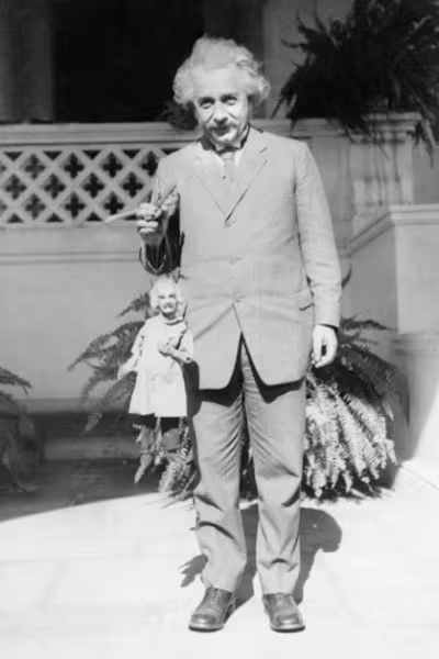 Albert-Einstein-with-an-Albert-Einstein-puppet