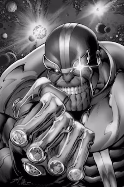 CIBASS Thanos con el guantelete del infinito