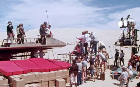Return of the Jedi video -- Screengrab from exclusive EW.com clip.