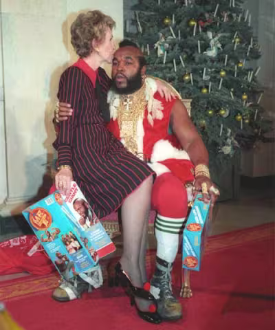 CIBASS Nancy Reagan y Mister T
