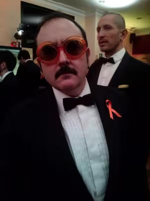 CIBASS Carlos Areces antes de salir de la gala
