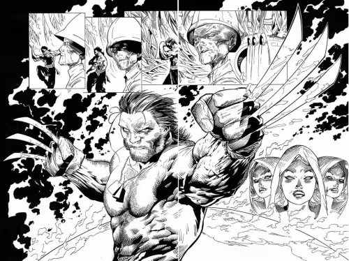 Original de Marc Silvestri para "Here comes Tomorrow".