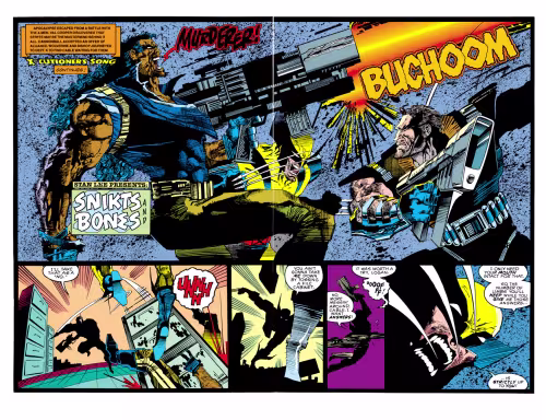 CIBASS La canci&oacute;n del verdugo-Bishop Lobezno y Cable por Jae Lee