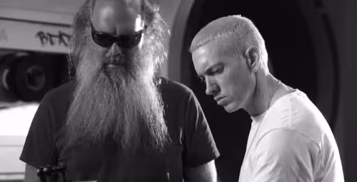 CIBASS Rick Rubin trabajando con Eminem