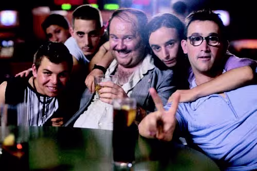 Elenco de la película Torrente:el brazo tonto de la ley, entre los que se encuentra a nuestro entrevistado