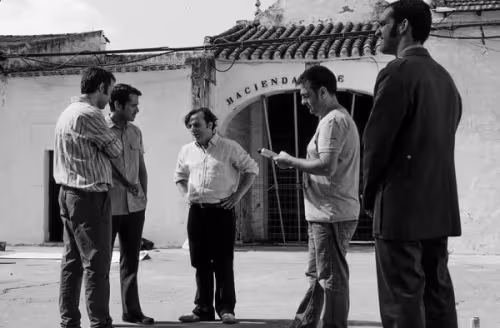 Fotografía del rodaje de la TV Movie "Diamantino". Fotografía de Marc Martí