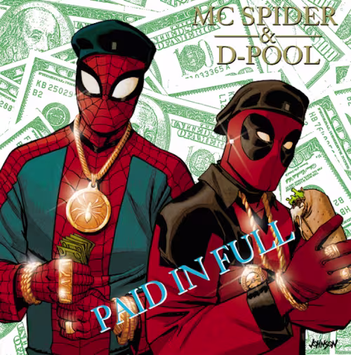 Spiderman y Masacre as Eric B. and Rakim