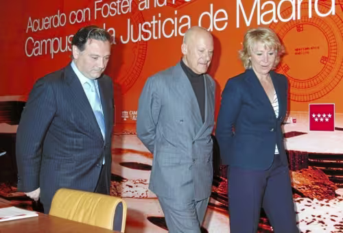 CIBASS Norman Foster y Esperanza Aguirre
