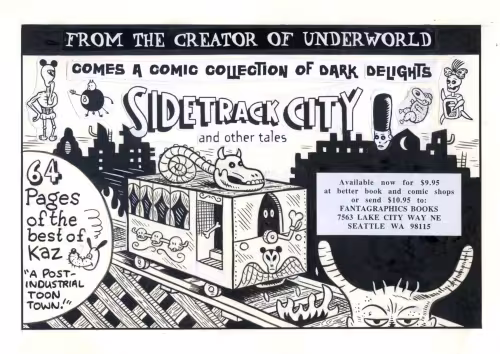 CIBASS Autsaider comics Sidetrack City